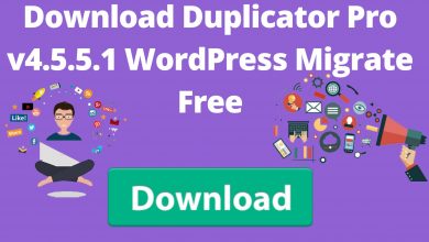 Download Duplicator Pro V4.5.5.1 Wordpress Migrate Free