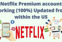 Netflix premium account working (100%) updated from within the us