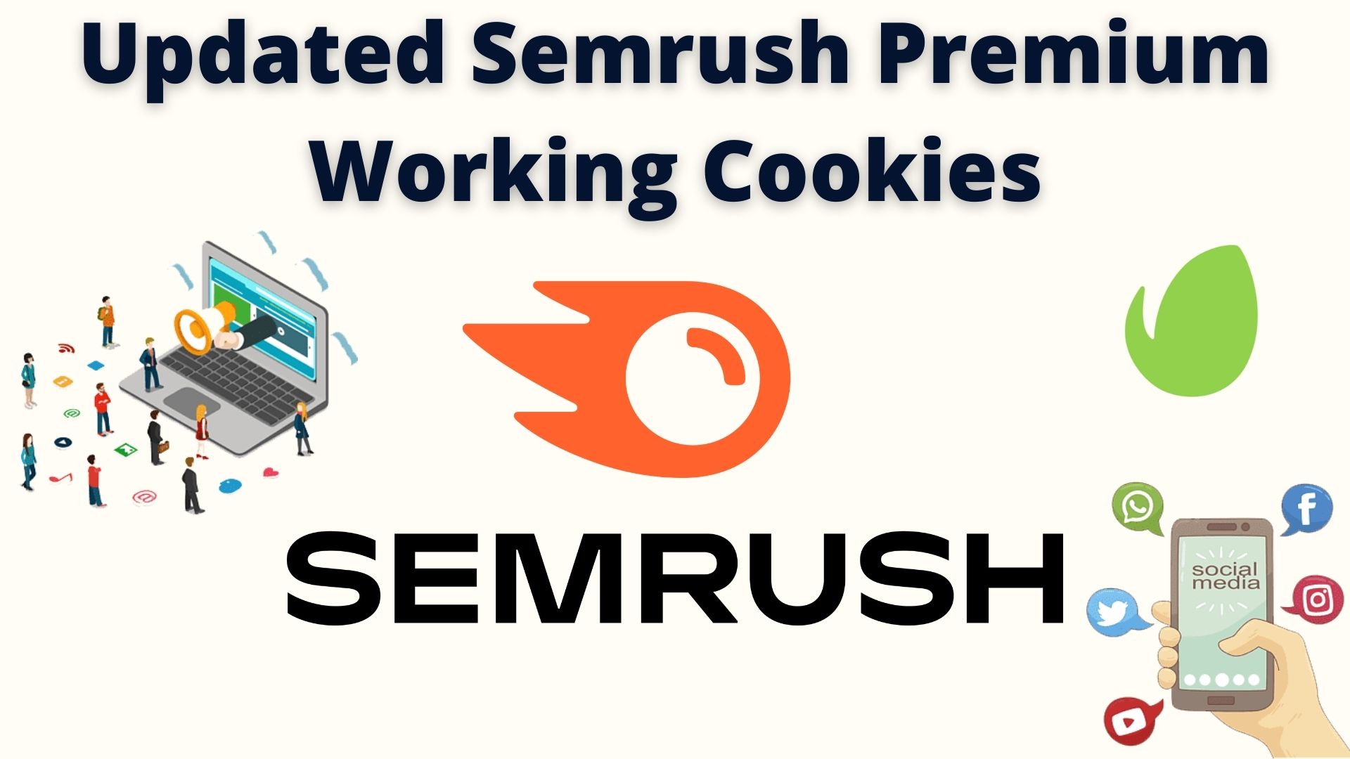 Updated Semrush Premium Working Cookies 100%
