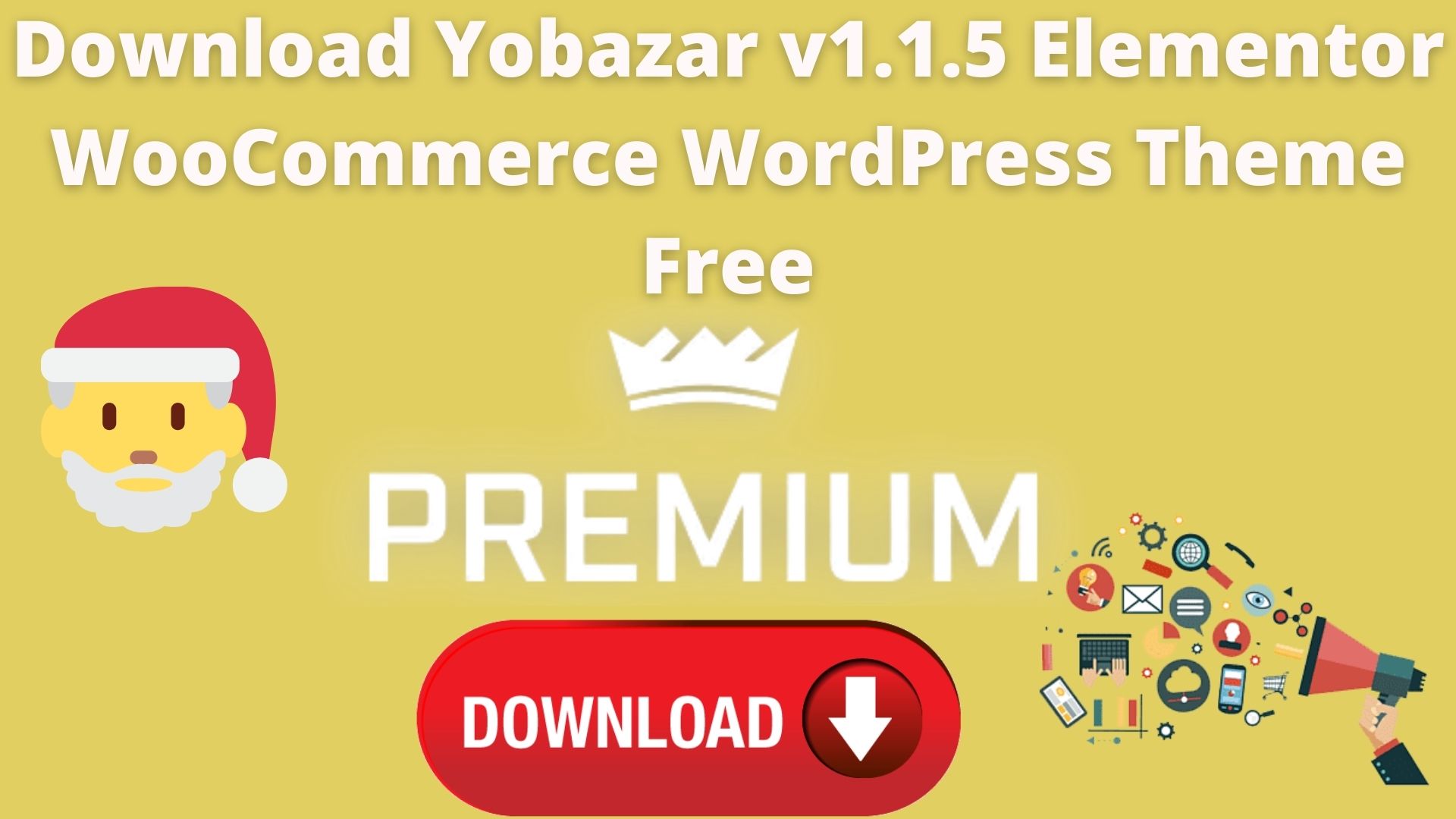 Download Yobazar V1.1.5 Elementor Woocommerce Wordpress Theme Free