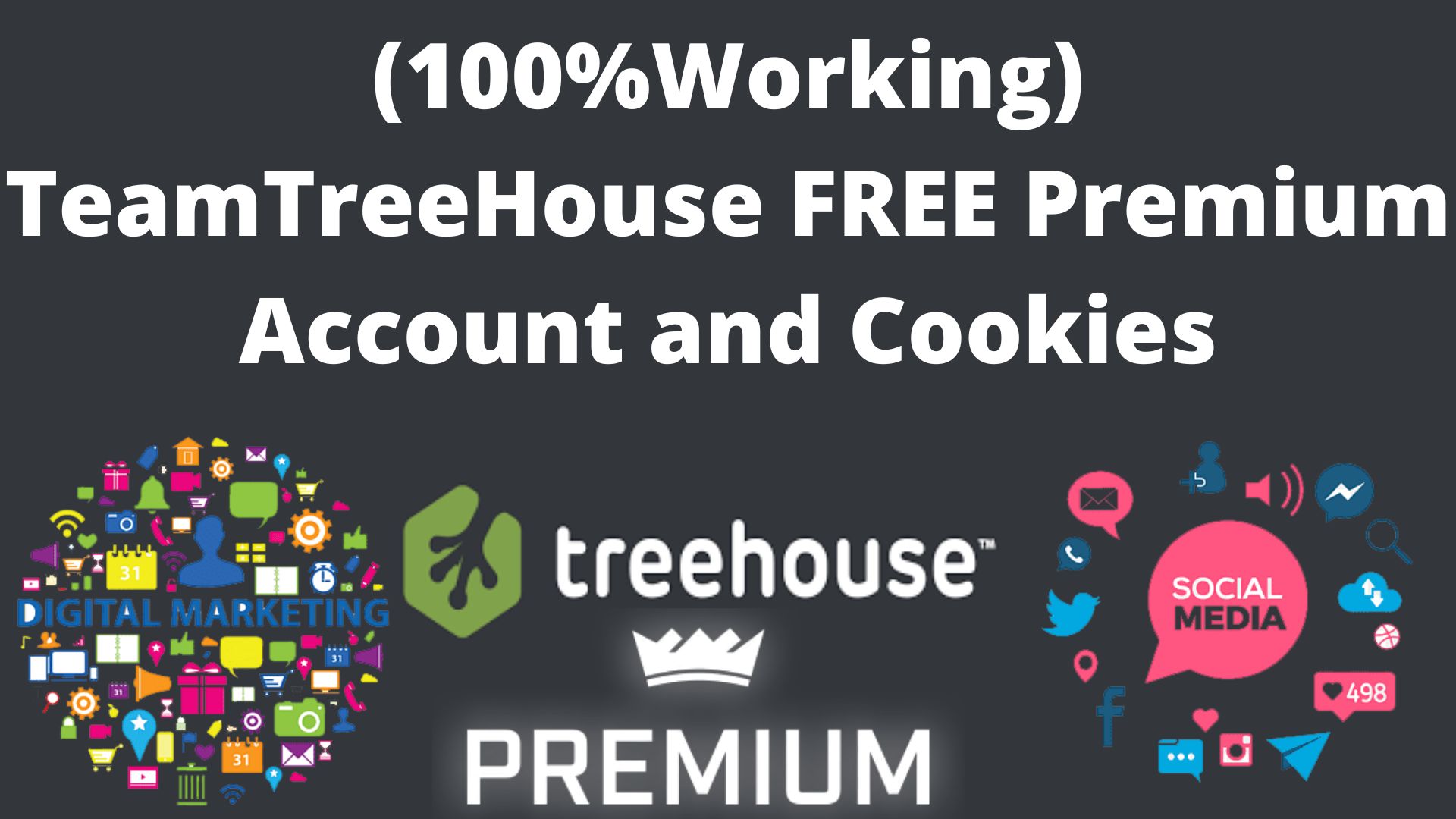 (100%Working) Teamtreehouse Free Premium Account And Cookies