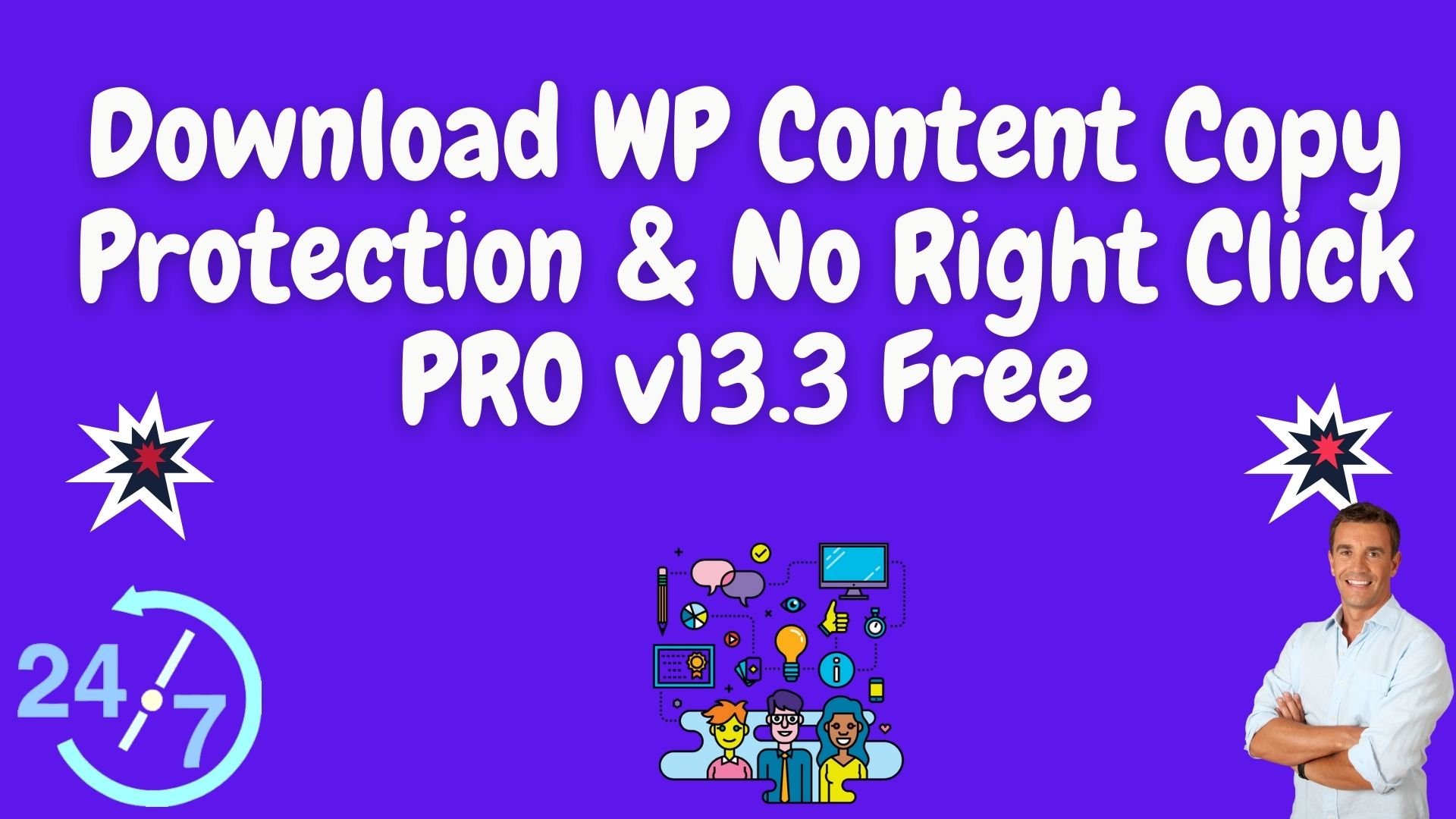 Download Wp Content Copy Protection &Amp; No Right Click Pro V13.3 Free