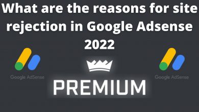 What are the reasons for site rejection in google adsense 2022