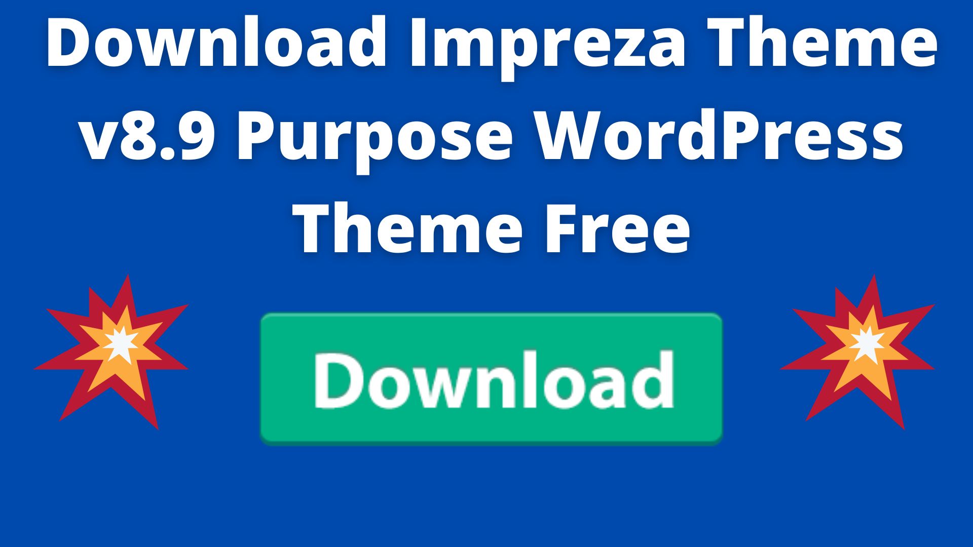 Download Impreza Theme V8.9 Purpose Wordpress Theme Free