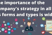 The importance of the company's strategy in all its forms and types is wide