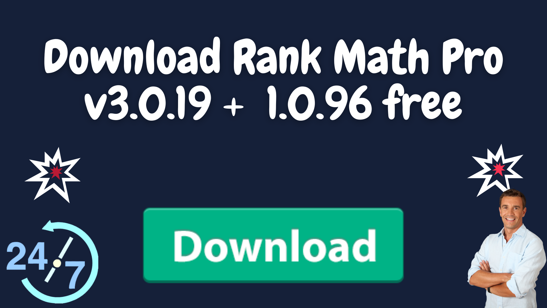 Download Rank Math Pro V3.0.19 + 1.0.96 Free