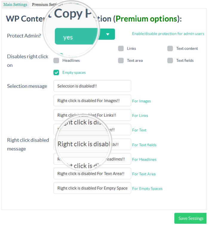 Download wp content copy protection & no right click pro v13. 2 free