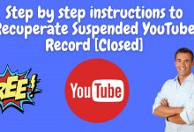 Step By Step Instructions To Recuperate Suspended Youtube Record [Closed]