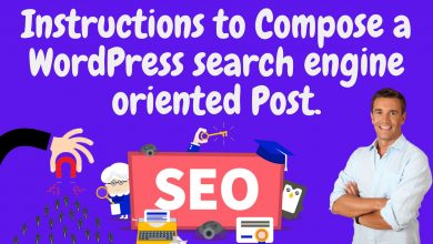 Instructions To Compose A Wordpress Search Engine Oriented Post.