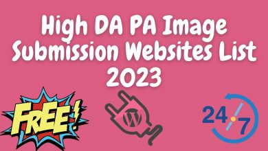 High Da Pa Image Submission Websites List 2023