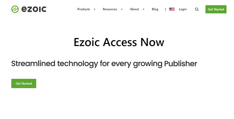 Ezoic access now. Png