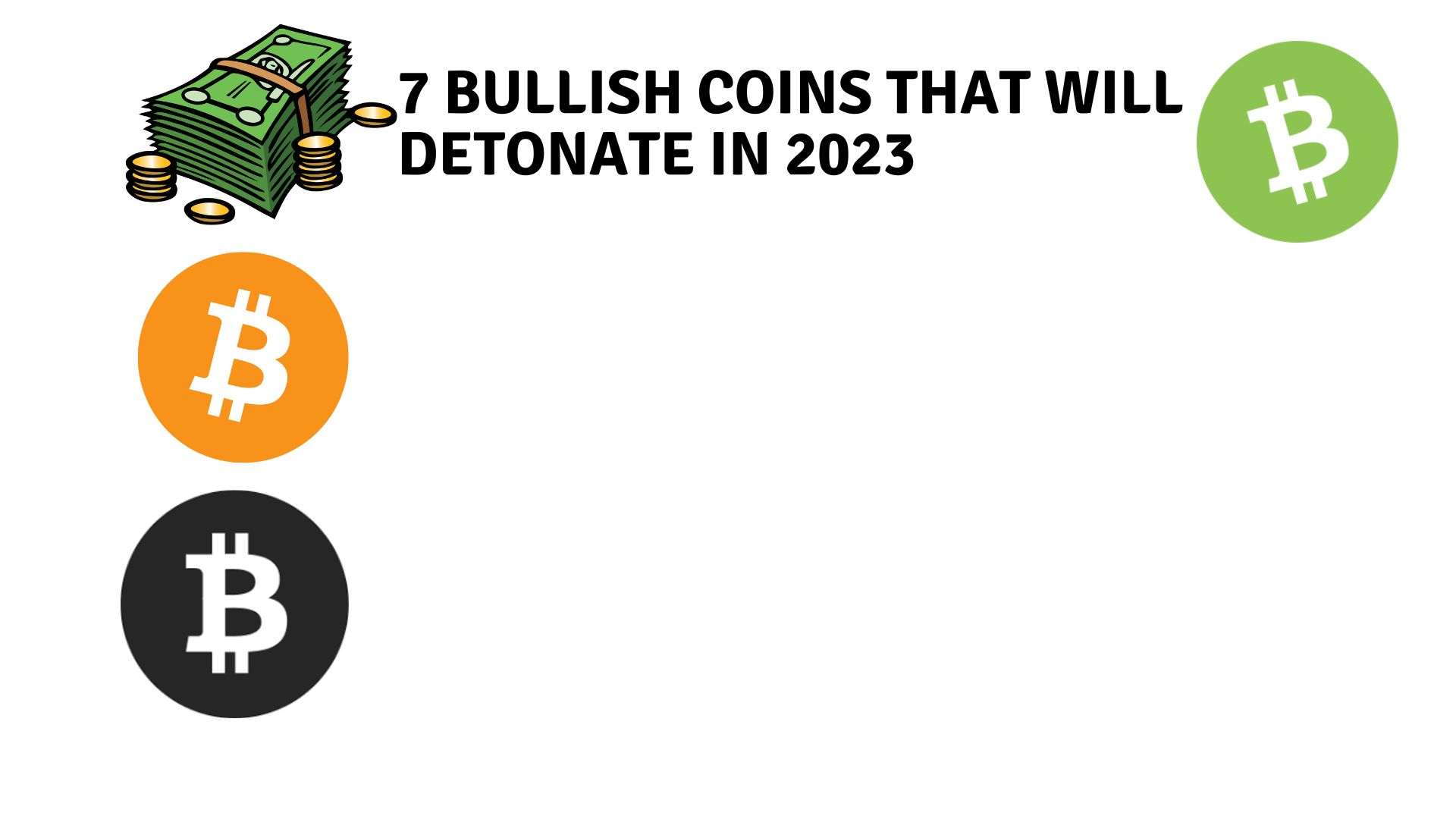 7 bullish coins that will detonate in 2023