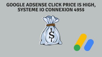 Google adsense click price is high, systeme io connexion 495$