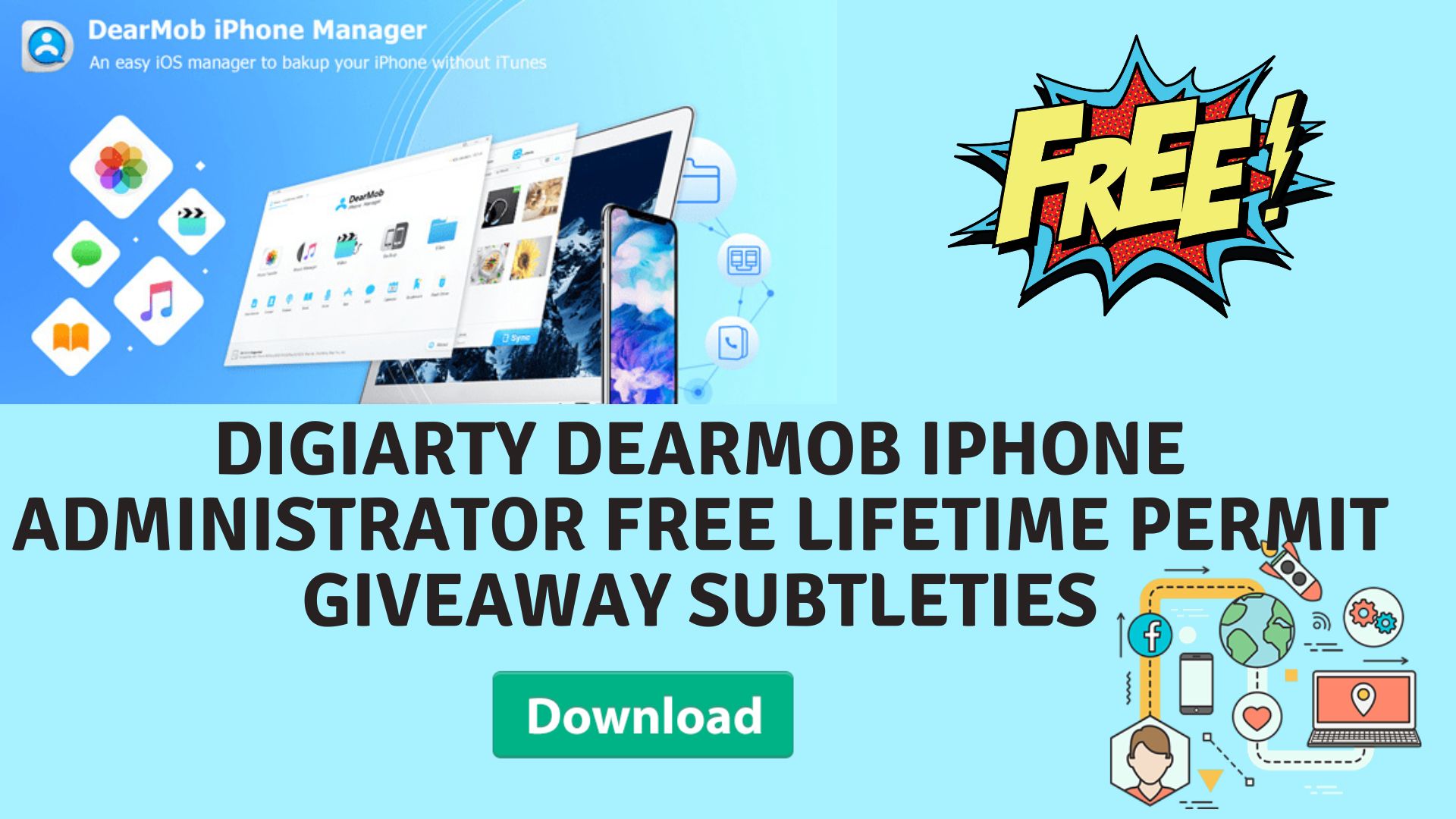 Digiarty dearmob iphone administrator free lifetime permit giveaway subtleties