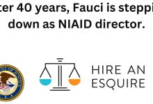 After 40 years, fauci is stepping down as niaid director.