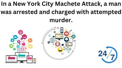 In a New York City Machete Attack, a man was arrested and charged with attempted murder.
